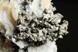 Native Silver in Calcite - Morocco #362828-3